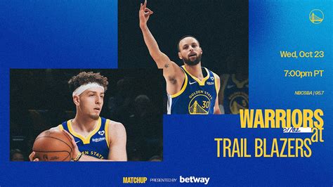 Game Preview: Warriors at Portland Trail Blazers .